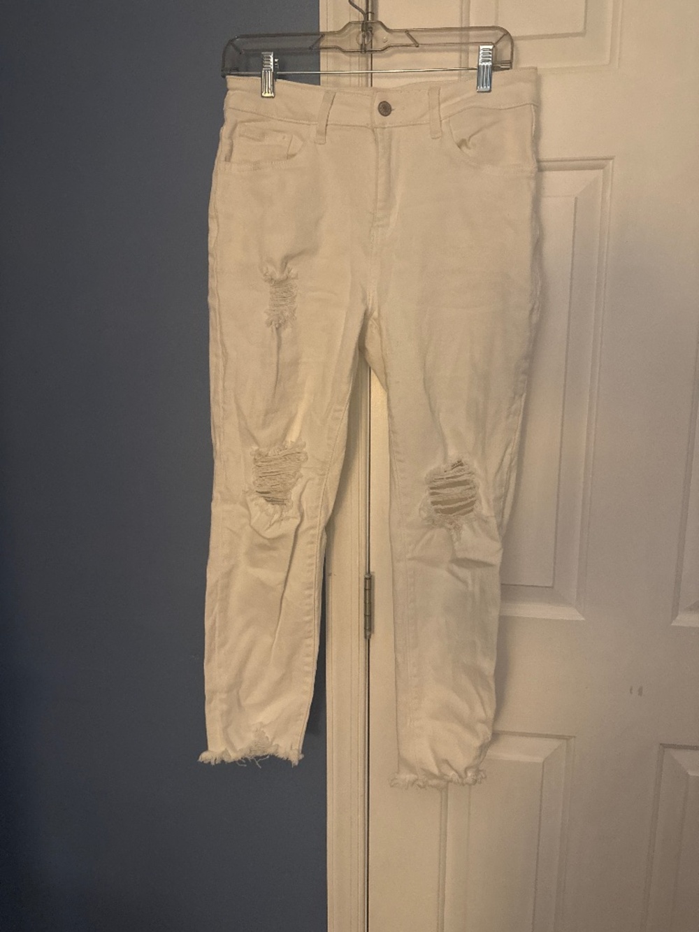 White distressed Sidereel Jeans
